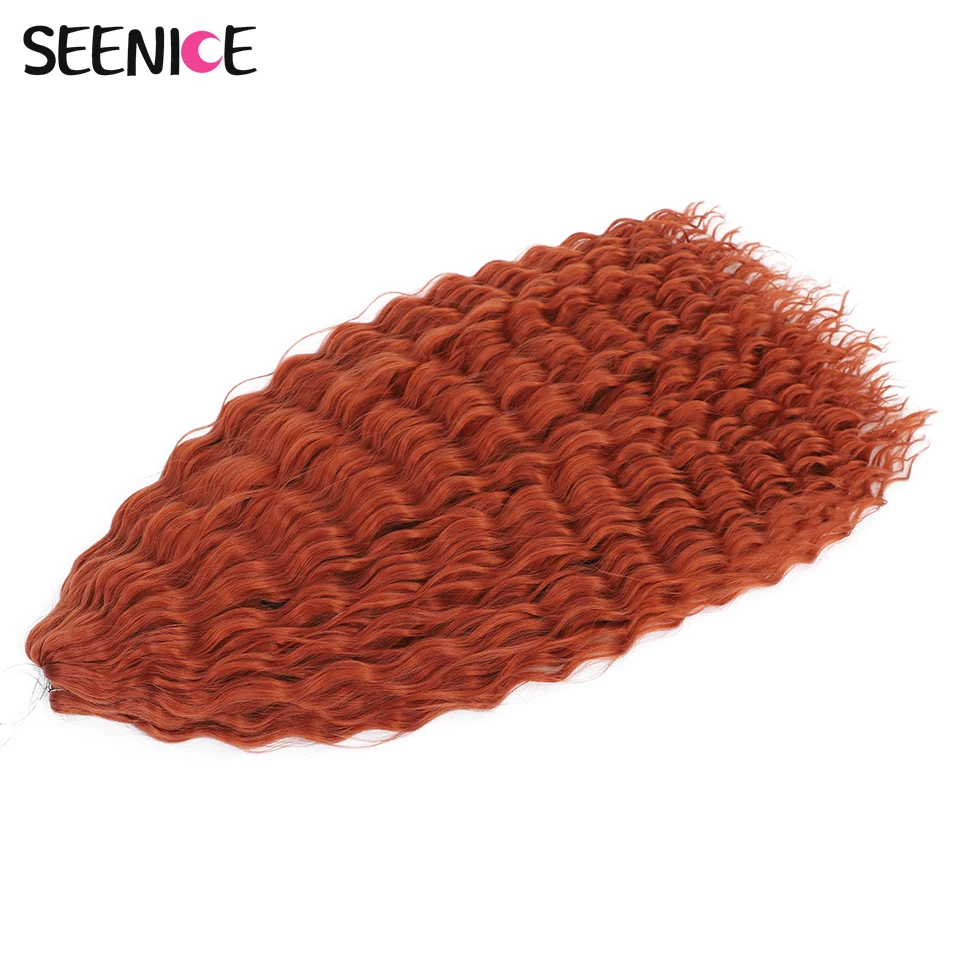 Ariel Curl Deep Wave Twist Crochet Hair Natural Synthetic Afro Curls Crochet Braids Ombre Braiding Hair Extensions For Women