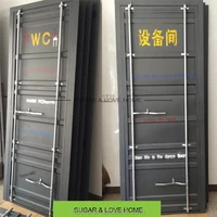 Industrial Furniture ,shipping Container Door,metal Door For Washroom Use 2