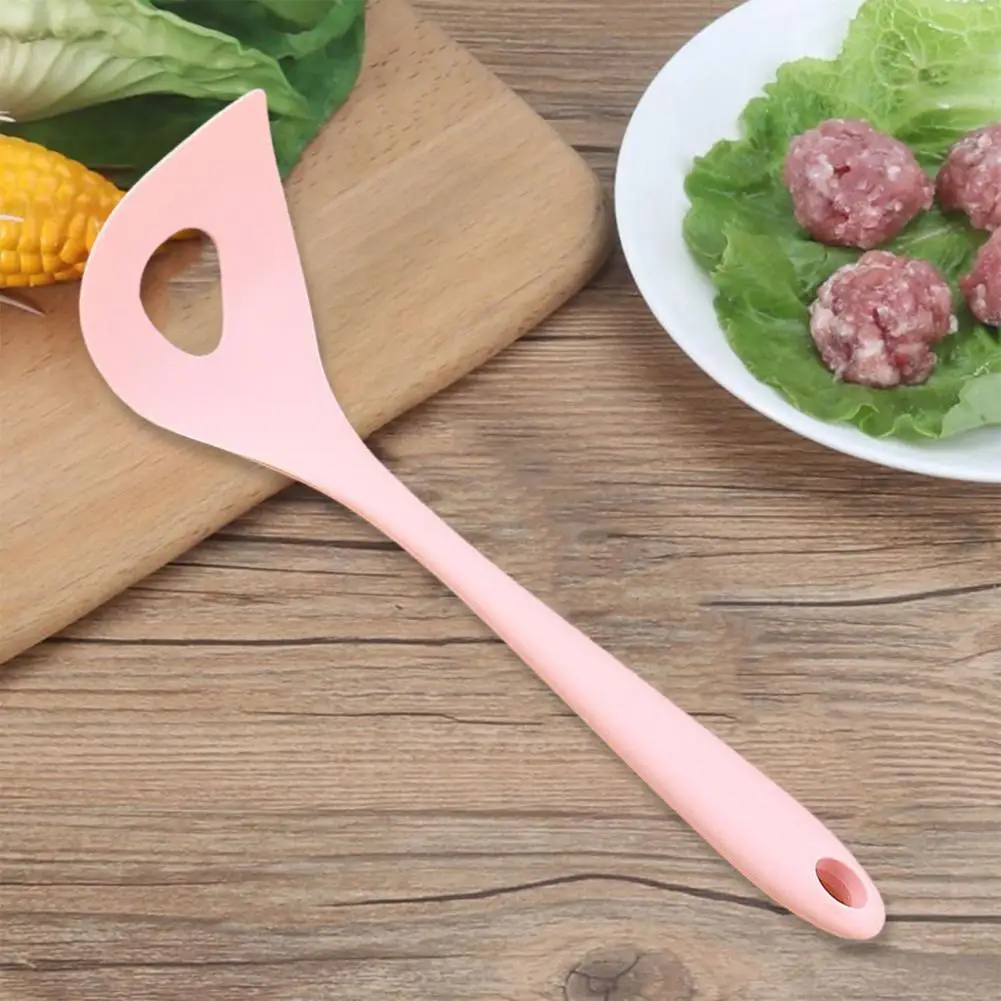 Non-stick Meatball Press Meatball Spoon Efficient Silicone Maker Spoon Pressing Tool for Home Kitchen Long for Quick