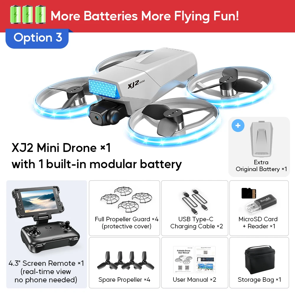 Option3 Drone 2Batt