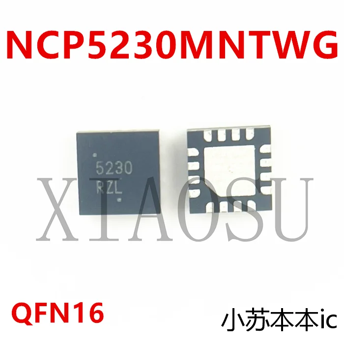 

5PCS/LOT NCP5230MNTWG NCP5230 5230 QFN16