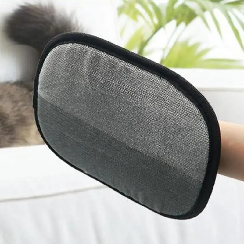 Double-Sided Pet Grooming Gloves Multifunctional Pet Hair Remover Glove Cat Grooming Hair Comb for Bath Clean Massage For Animal pet grooming gloves pet hair remover gloves