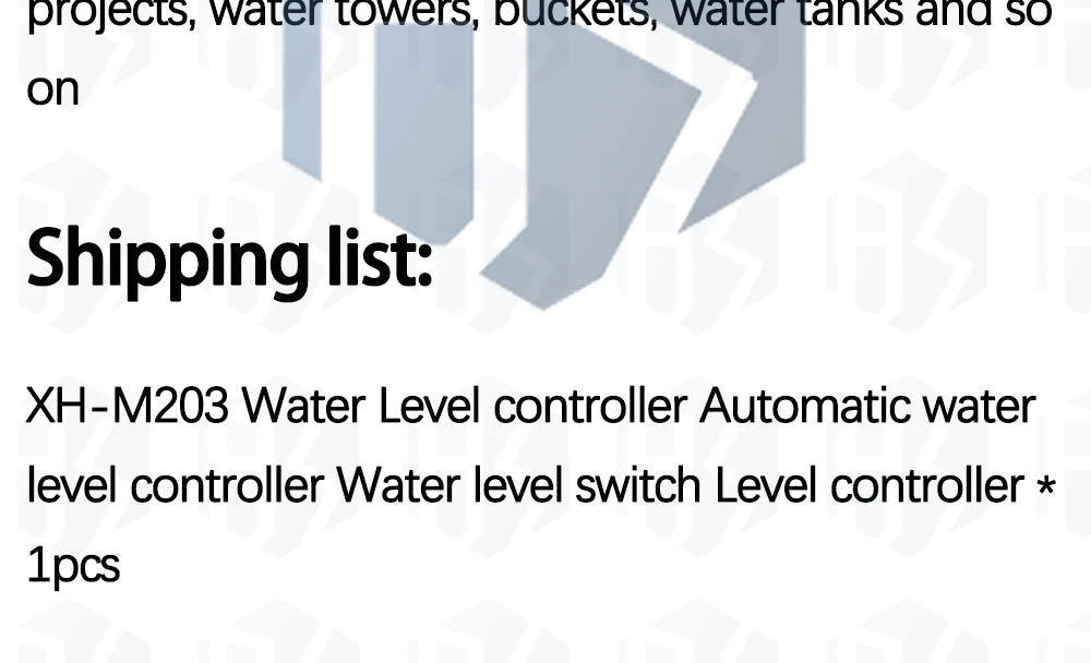 1~10PCS XH-M203 Vollautomatischer Wasserstandregler Pumpenschaltermodul AC/DC 12V Relais für Arduino – Detail 5