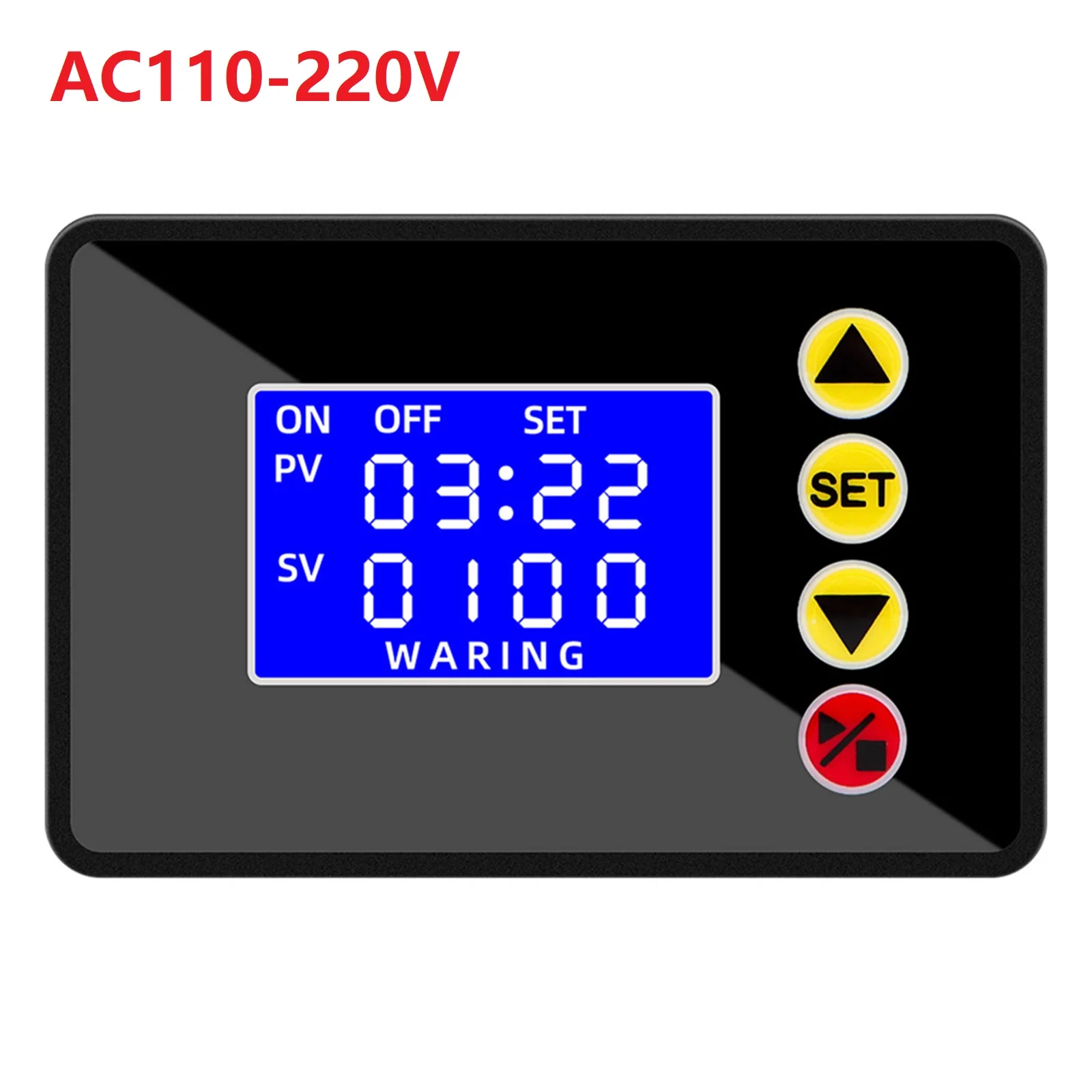 

LCD Digital Timer Delay Switch Relay Programmable Microcomputer Time Controller for Multiple Combination Modes