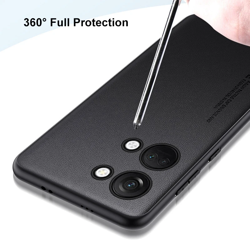 OnePlus Nord 3 5G용 고급 PU 가죽 케이스, OnePlus Ace 2V One Plus Nord3용 실리콘 전체 보호 폰 케이스