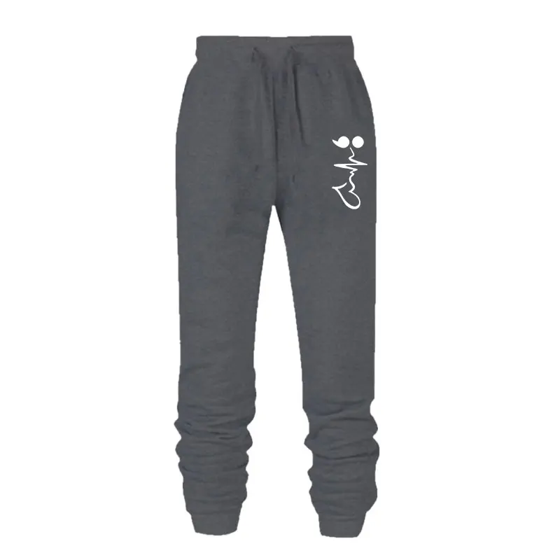 Women Heart Printed Sweatpants High Quality Cotton Long Pants Jogger Trousers Outdoor Casual Fitness Jogging Pants 5