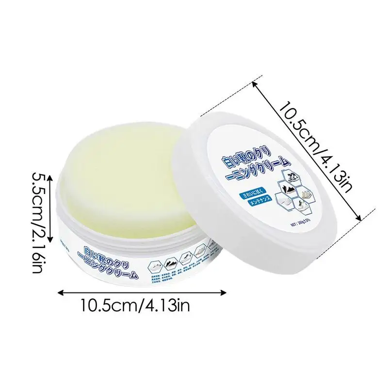 

White Shoe Cleaner Shoe Cleanning Cream Stains Remover Shoes Whitening Anhydrous Stain Remover Effective For White Shoes Sneaker