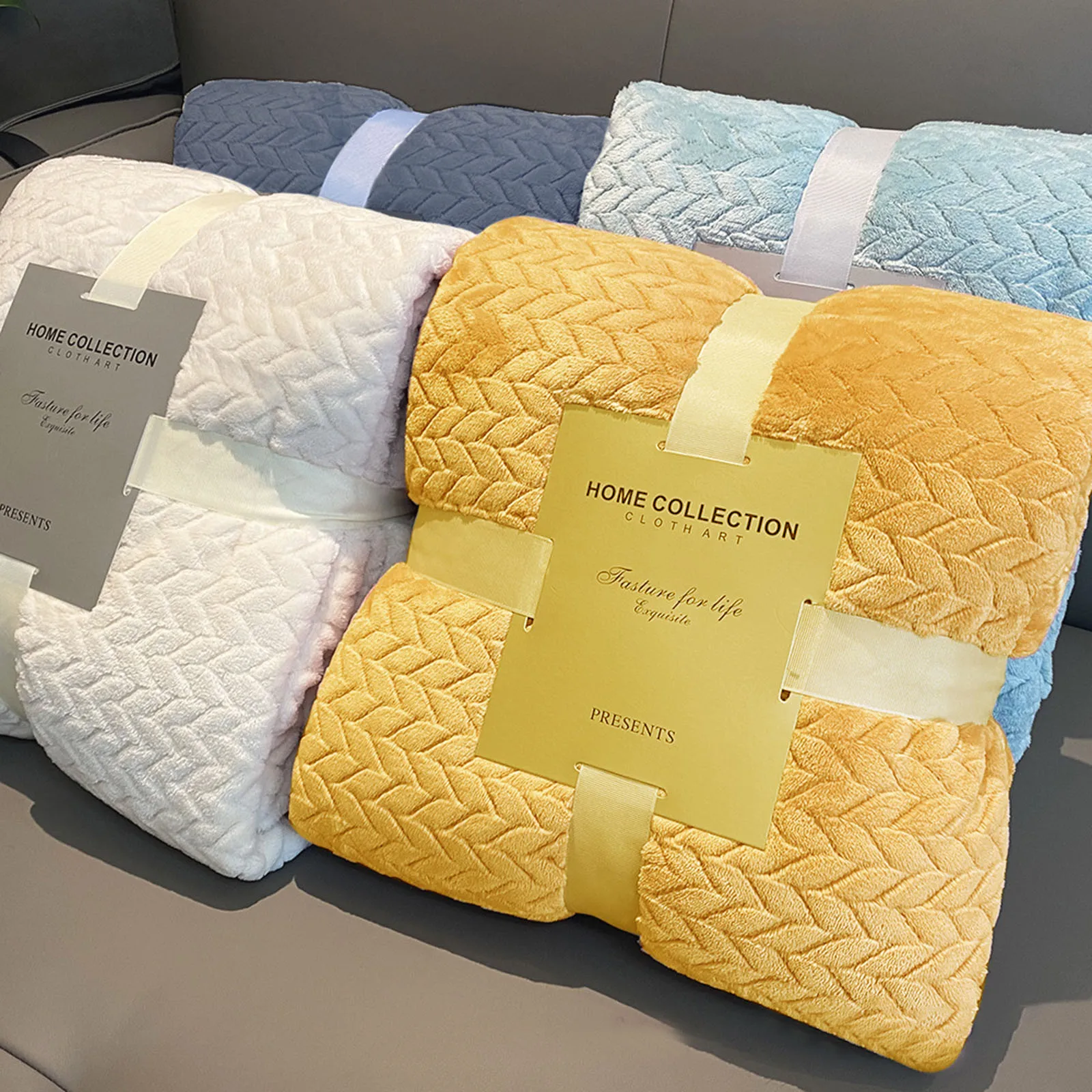 Winter Blanket King Size Home Warm Plaid Comforter Bedspread Bedding For Home Beds And Sofas