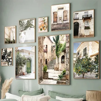 Puglia Architecture Canvas Wall Art Print