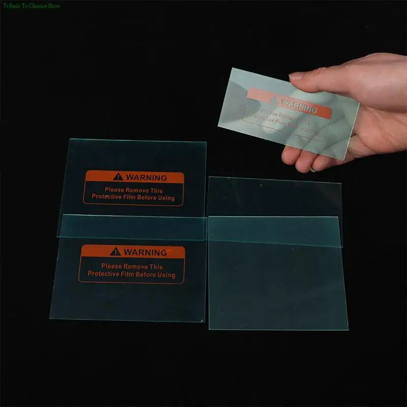 Protective Plastic Plate(PC) Cover 5Pcs/Set Auto Darkening Welding Mask Welding protection Glass Filter Replacement
