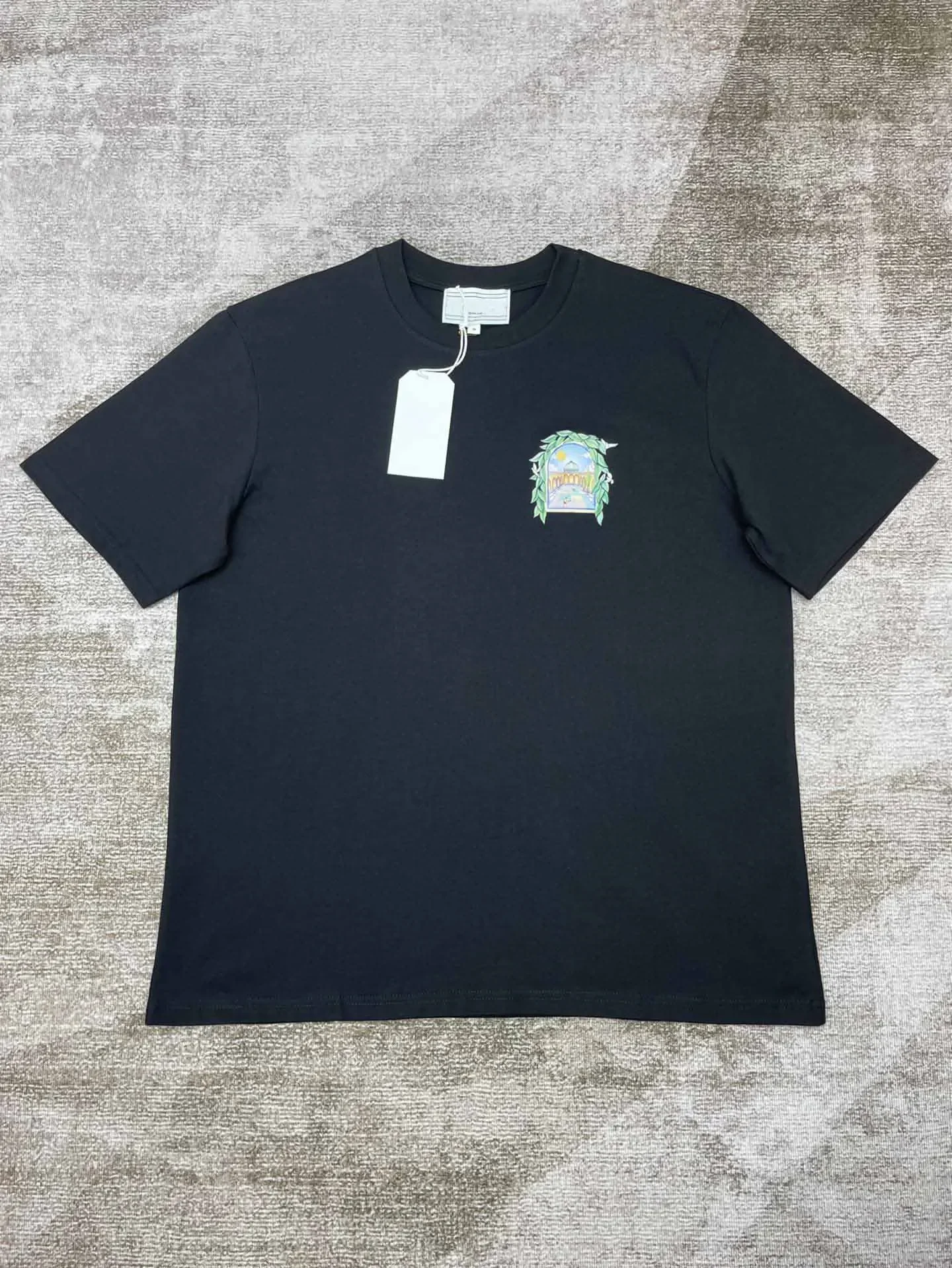 Summer Explosion Luxury Casual Cotton Logo Printed T-Shirt 2025 New Men's and Women's High Street  Loose Sports T-Shirt 3