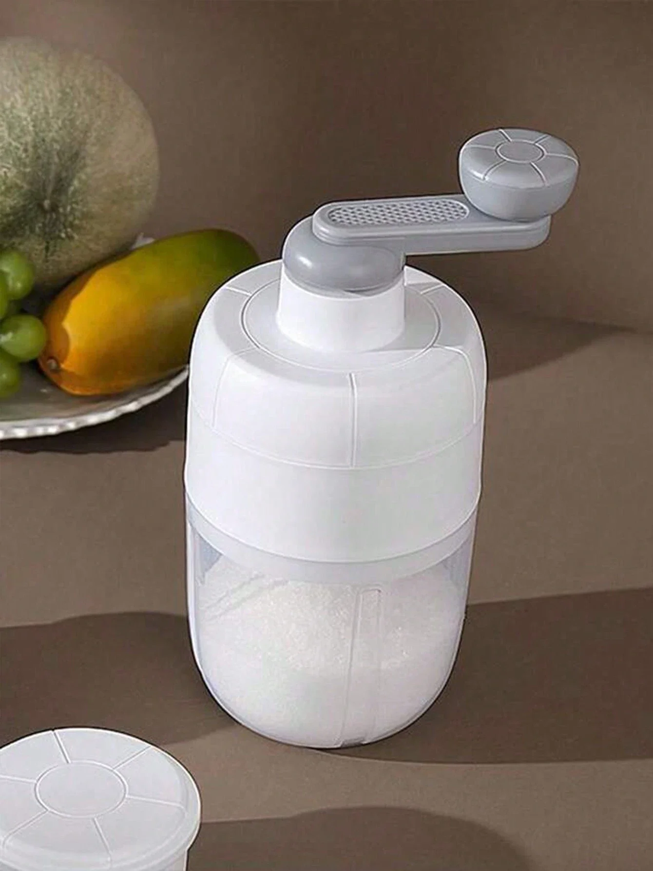 1pc DIY Portable Manual Ice Crusher, Minimalist And Fashionable Design, Ice Shaver And Tray Can Be Purchased Separately Or C