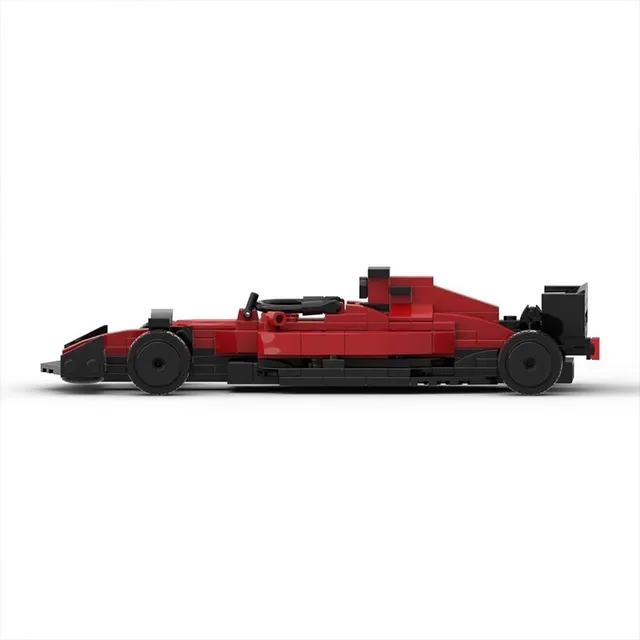 MOC Technical MOC-176586 F1 SF-24 Team Stake Formula 1 Race Car Model Buiding Kit Creators Block Bricks Kids Toys Birthday Gifts 4