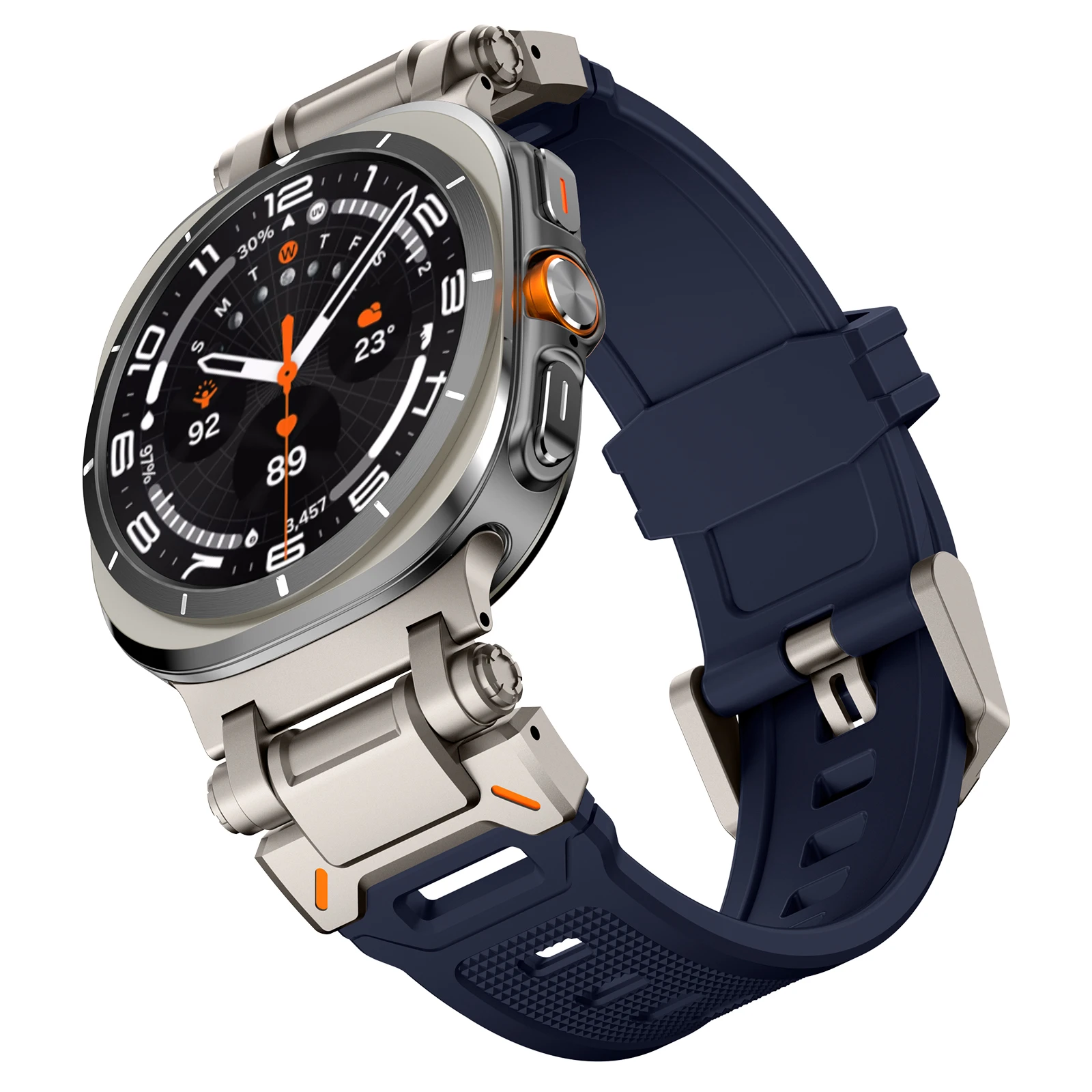 Sports TPU Rubber Strap - Soft Silicone Band, No-Gaps Design Bracelet Correa