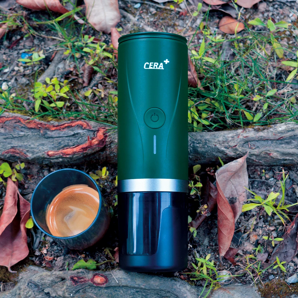 CERA+ Portable Coffee Maker Portable Pod Coffee Maker Mini Automatic Espresso Handpress Pod Portable Coffee Machine 5