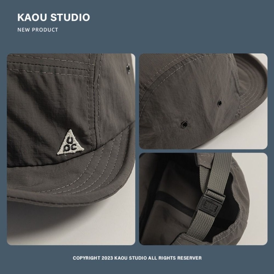Casual Short Brim Duckbill Cap Quick-Dry Adjustable Sun Hat Sun Protection Baseball Cap Women Men