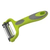Portable Fruit and Vegetable Peeler, Stainless Steel Blades for Easy Cleaning, Efficient Kitchen Processing Tool 1