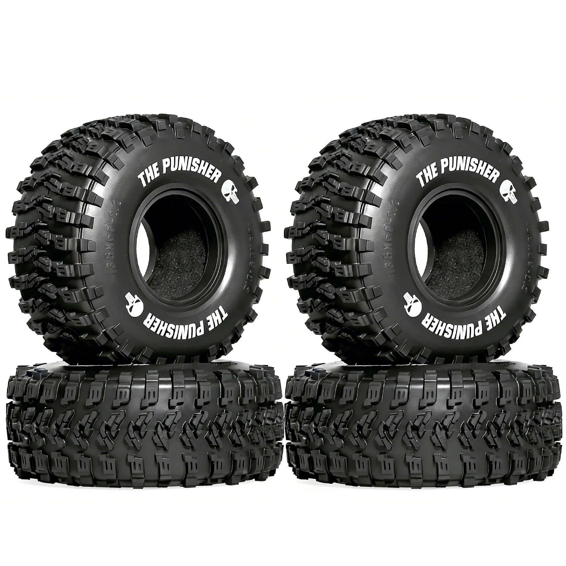Crawler RC 2.2 OD 5.3'' dekk sett 4 - Torfæru 1:10 1:8