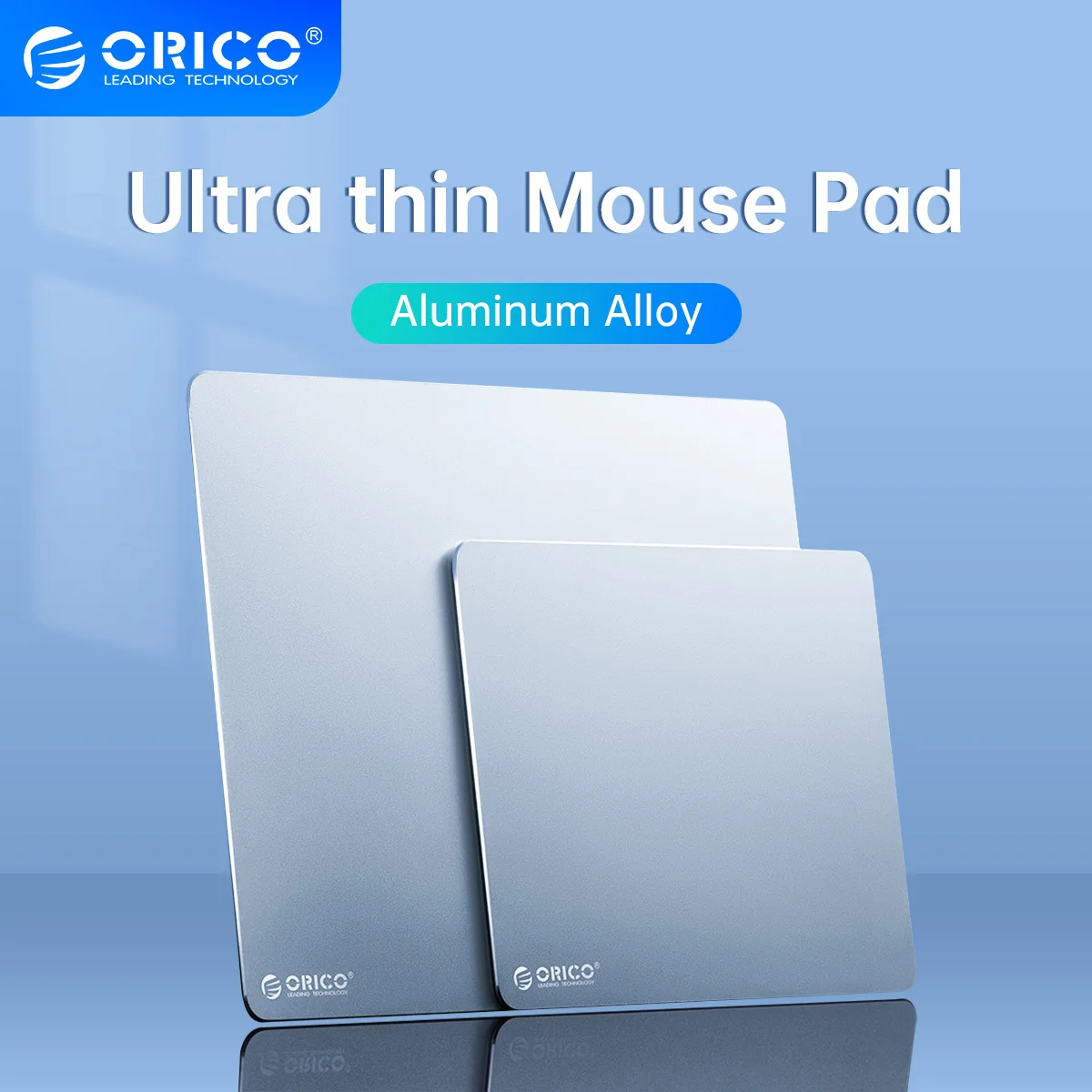 ORICO Metal Aluminum Mouse Pad Hard Smooth Slim Computer Gaming