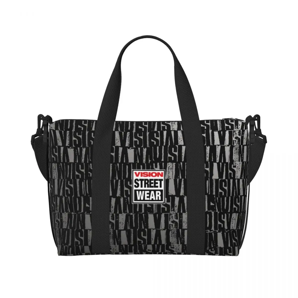 Cool Vision Street Wear Groceries Shopping Tote Bag Women Big Capacity Beach Gym Travel Bags