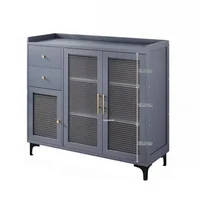 Simple Modern Bamboo Kitchen Cabinets For Kitchen Furniture Sideboard With Drawer Luxury Household Multi-layer Storage Cabinet 1
