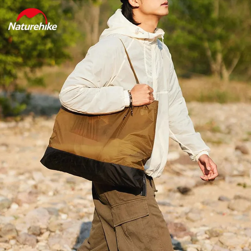 20D Nylon Handbag 39g Ultralight Camping Shoulder Bag 28L Portable Outdoor Picnic Waterproof Travel Bag Sports