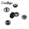 T3 T5 T8 Plastic Snap Buttons Press Fasteners Installer Plier Tool Kit Sewing Accessory Round 4 In 1 Black White 10mm 12mm 14mm 3