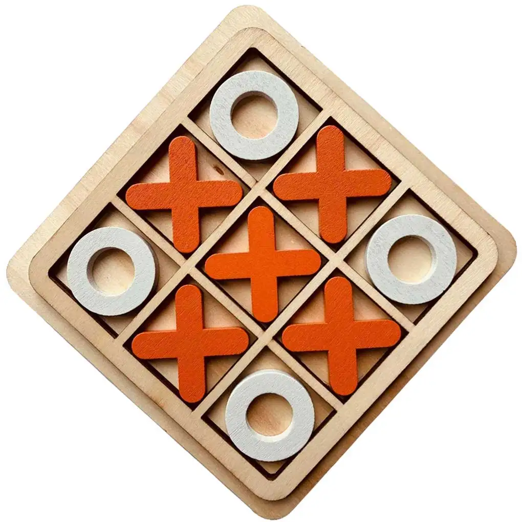 Kids Wooden Toy Mini Chess Play Game Interaction Puzzle Training Brain Early Learning  Educational Toys For Children Accessory