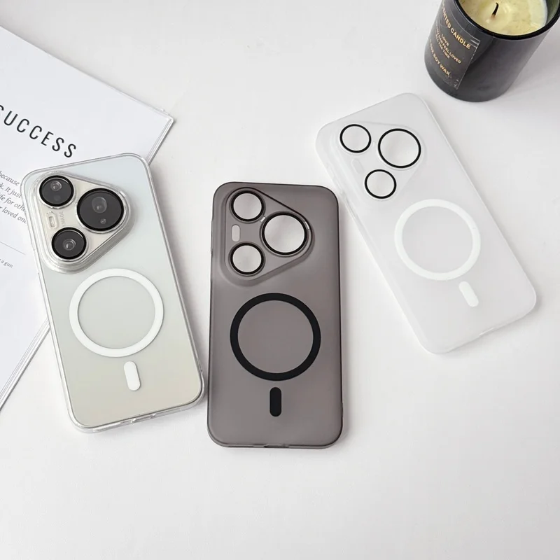 Magnetic Matte Shockproof Translucent Phone Case