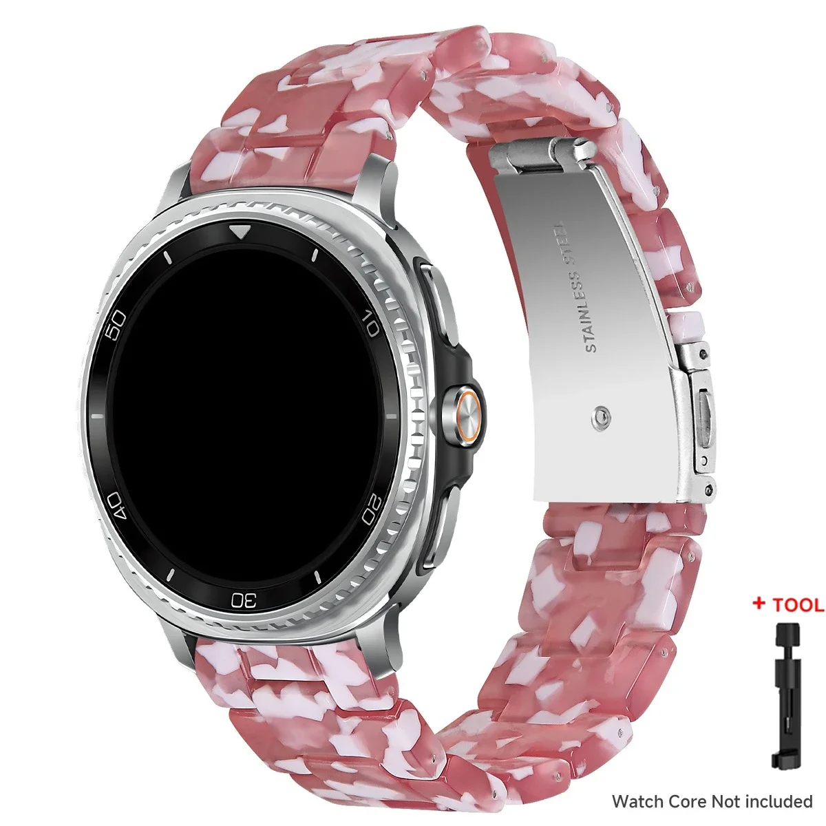 Transparent Resin Band Women's Bracelet Strap