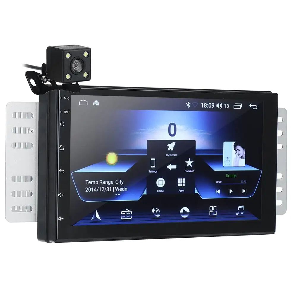 

iMars 7 Inch 2 Din for Android 8.0 Car Stereo Radio MP5 Player 2.5D Screen GPS WIFI bluetooth FM with Rear Camera