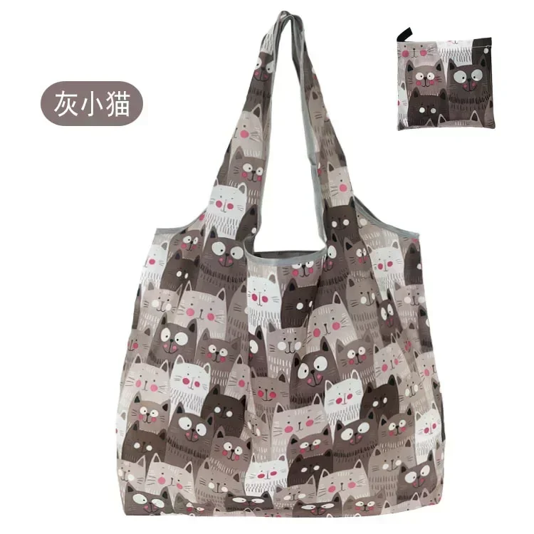 Floral Print Eco-Friendly Foldable Women's Tote Bag