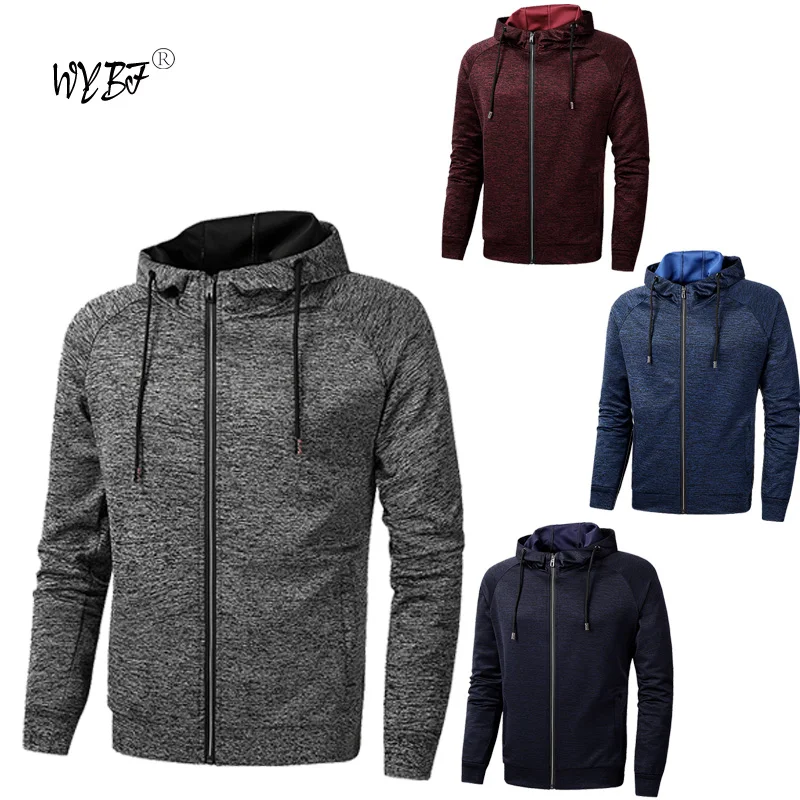 2024 New Men's Jacket Sweatshirt Autumn Casual Solid Zipper Pocket Hoodie Loose All-match Trend Tracksuit Cardigan Oversize Top