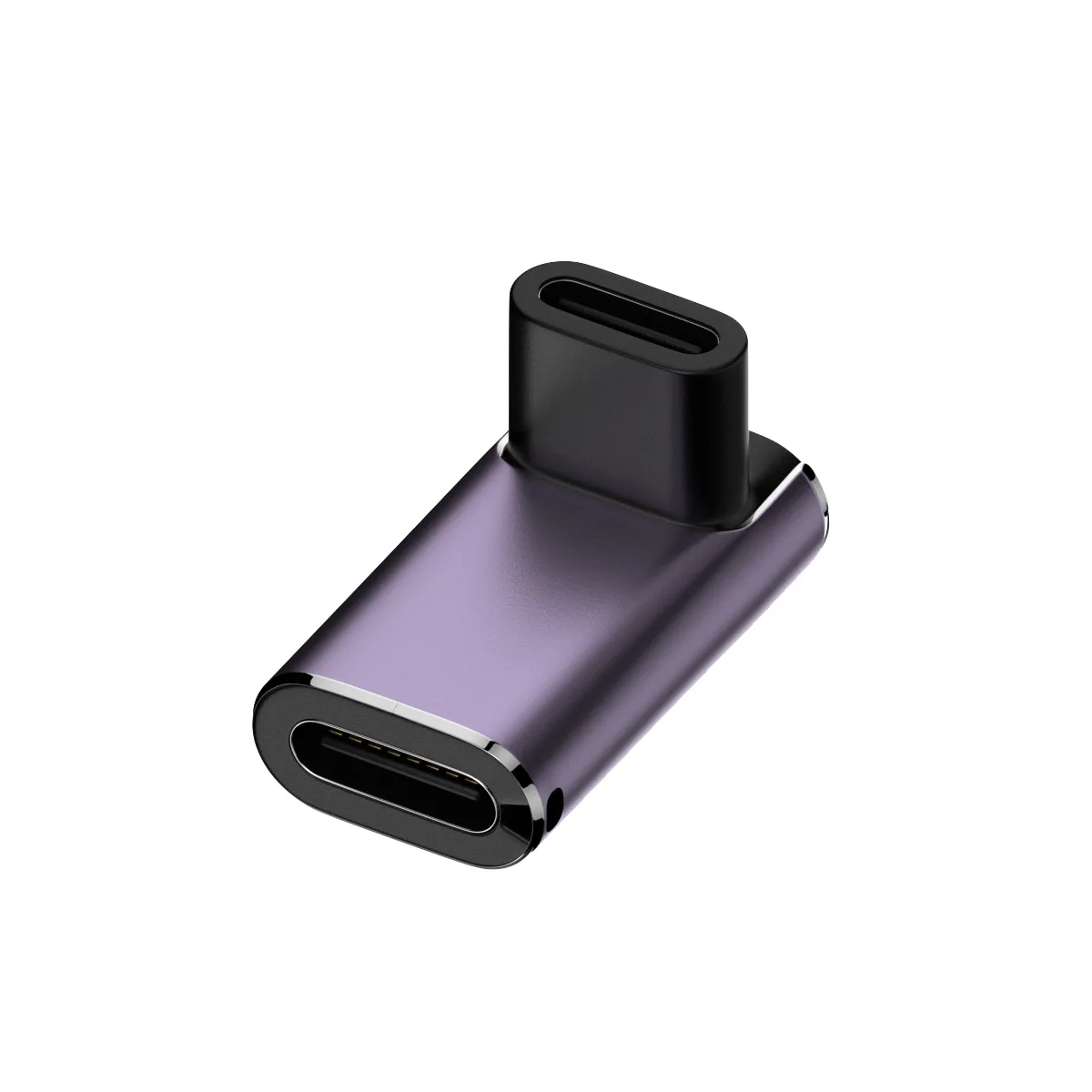 8K 60Hz High-Speed USB-C Charger Connector Adapter, 240W Power Delivery, U-Shape Straight Angle Design