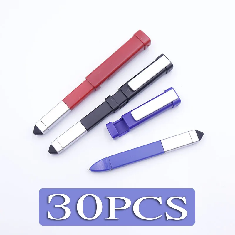 

30PCS Multifunctional mobile phone bracket screwdriver tool ballpoint penplastic capacitor touch screen ballpoint pen