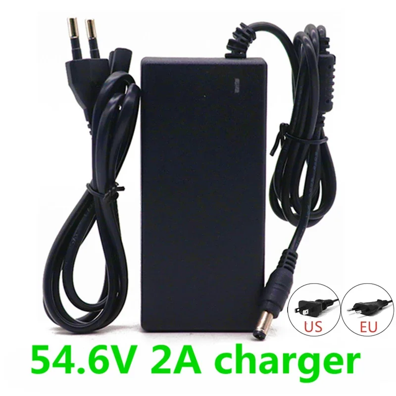 New 48V 100000mAh 1000w 13S3P XT60 48V Lithium ion Battery Pack 100Ah For 54.6v E-bike Electric bicycle Scooter with BMS+charger