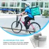 50Pcs/Pack Ice Cold Warm Aluminum Foil Bag Food Thermal Drink Storage Insulation Bag Delivery Carrier with Closure Cooler Bag 4