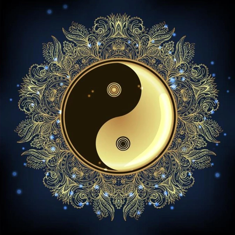 

Карты Таро Скатерть TaiChi Pattern Гадания Гобелен Колдовские принадлежности 094C
