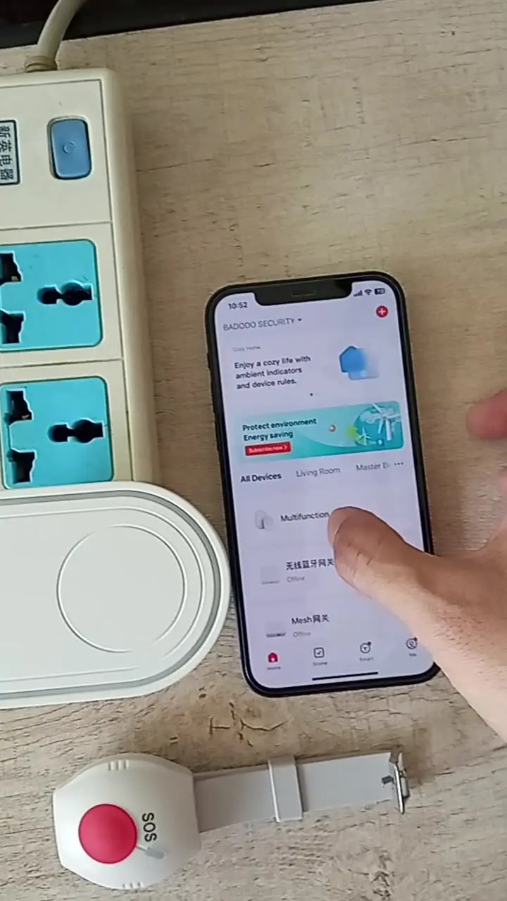 Bouton D'appel D'urgence Sans Fil Pour Les Personnes âgées