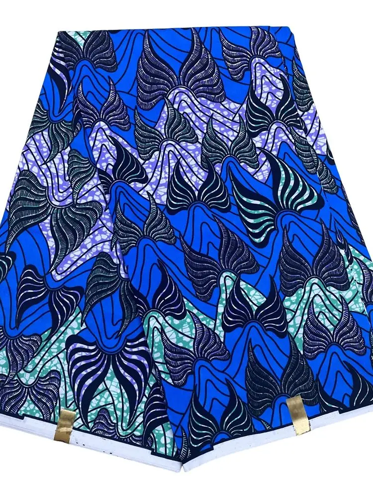 Fashion Batik Fabric Polyester Ankara Batik Printed High Quality African Fabric for Dresses