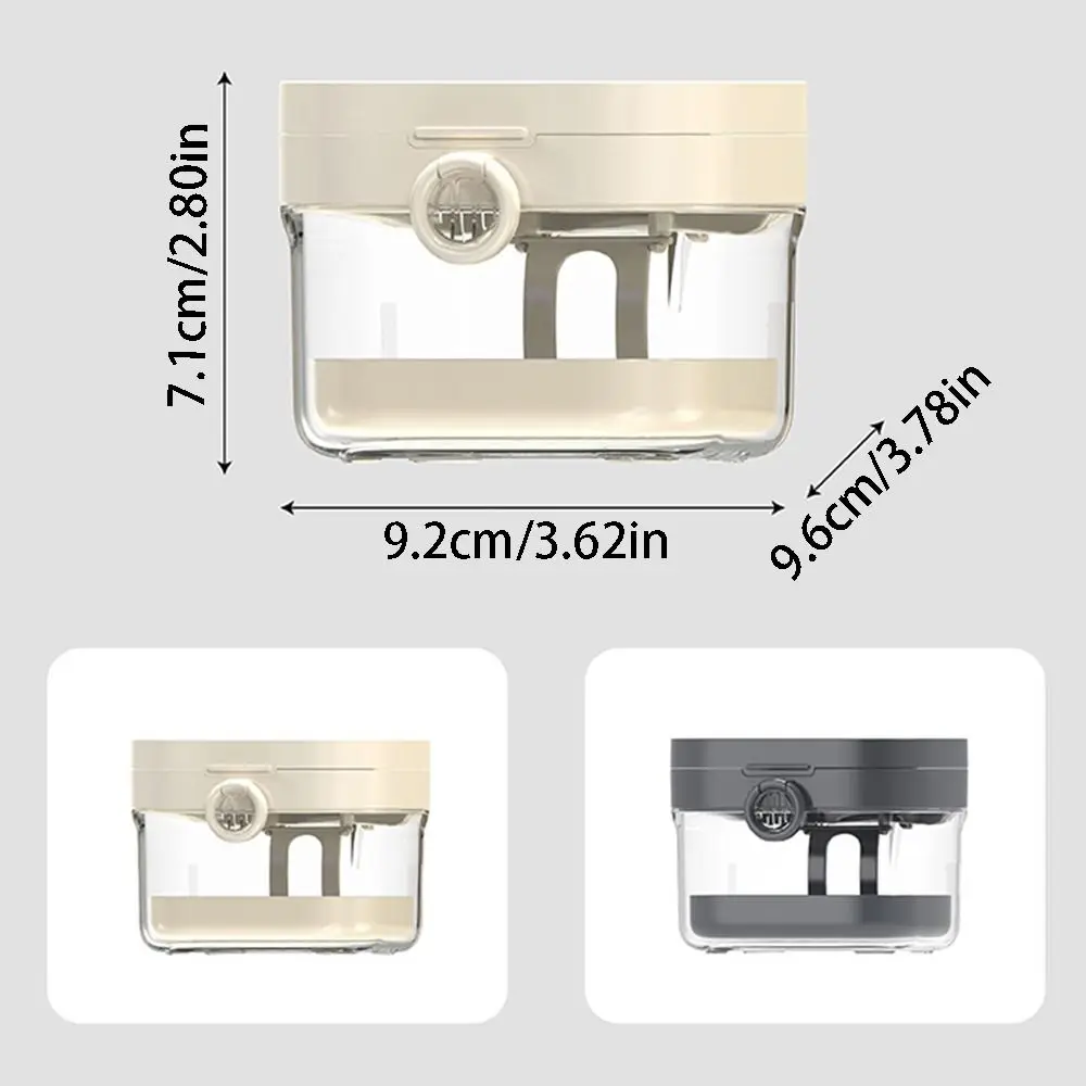 Transparent Double Layer Braces Storage Box Universal Portable Denture Soaking Cleaning Box Food Grade Lightweight