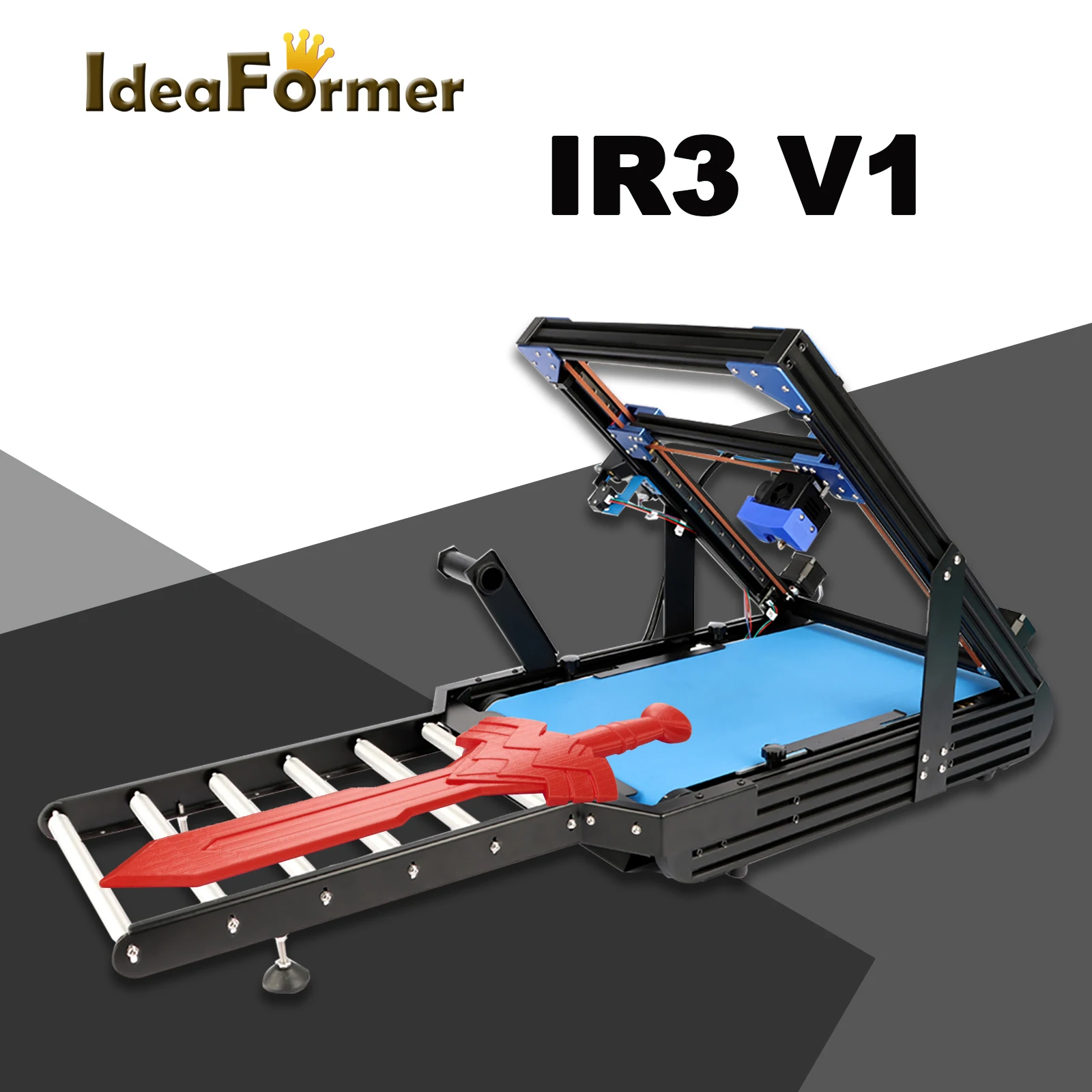 IdeaFormer IR3 V1 Impresora 3D Infinite Z Axia 250 × 250 × ∞ mm