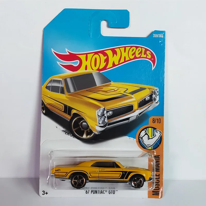 2017-359 HOT WHEELS 1:64 67 PONTIAC GTO литые модели автомобилей, подарки