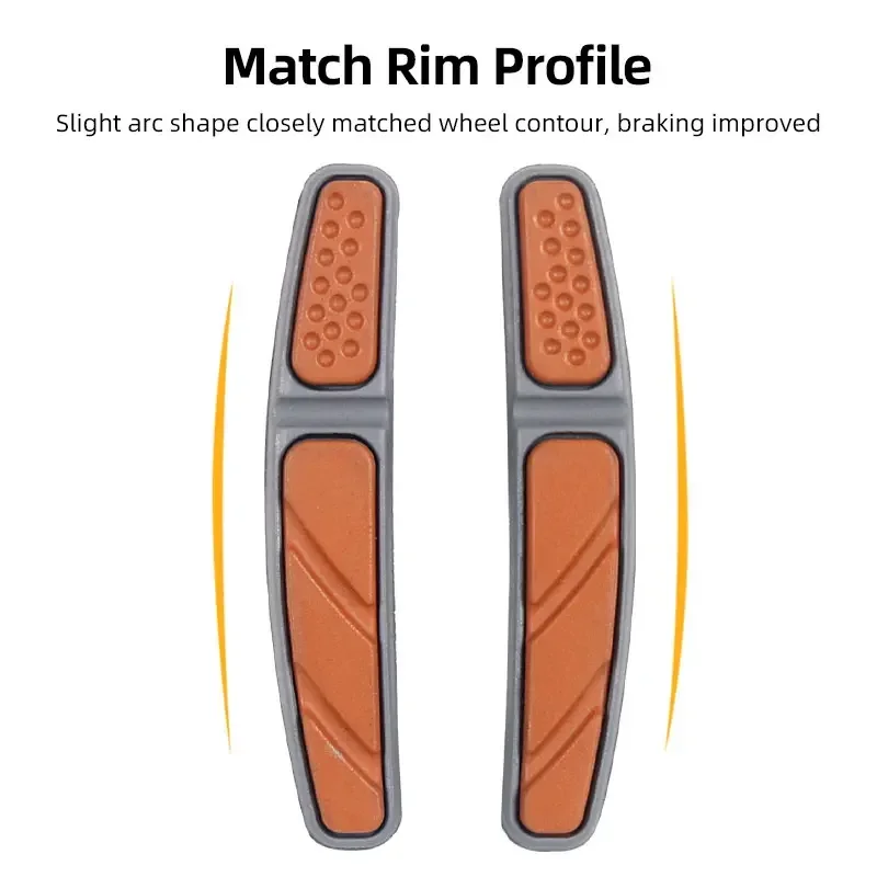 Deemount MTB V-Brake Pads Mechanical Linear Pull Brakes Dual