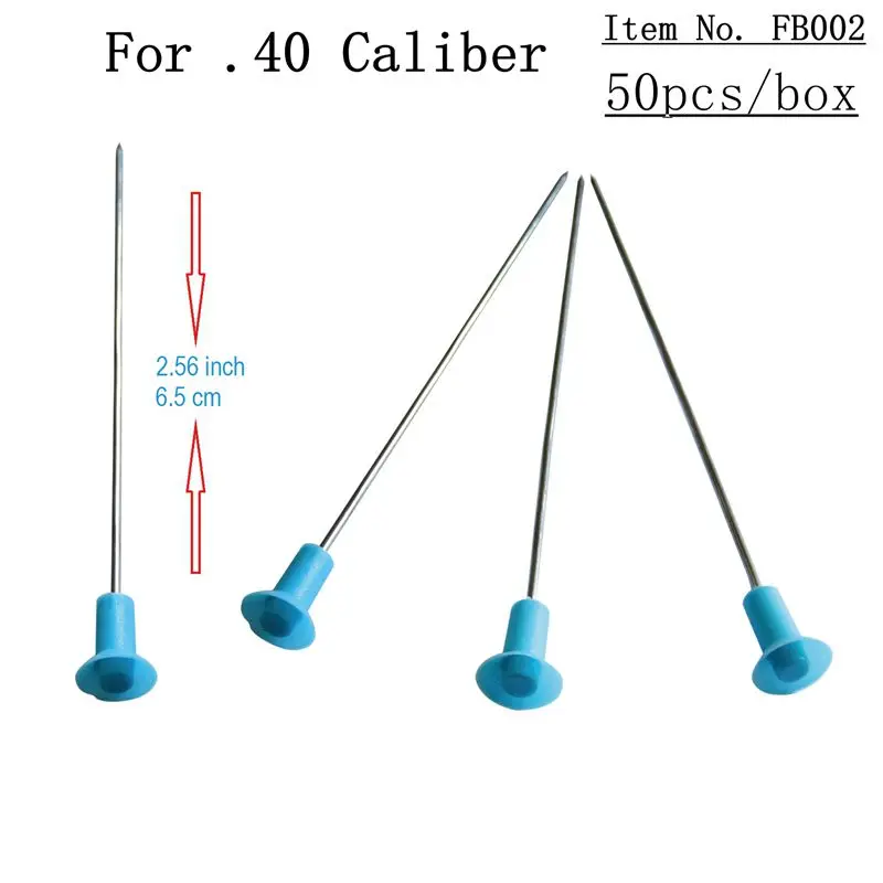 Metal Needle Darts 5.7CM/2.25" 6.5CM/2.56" 10CM/3.93" Metal Needle Darts 50PCs For .40 Caliber Blowpipe