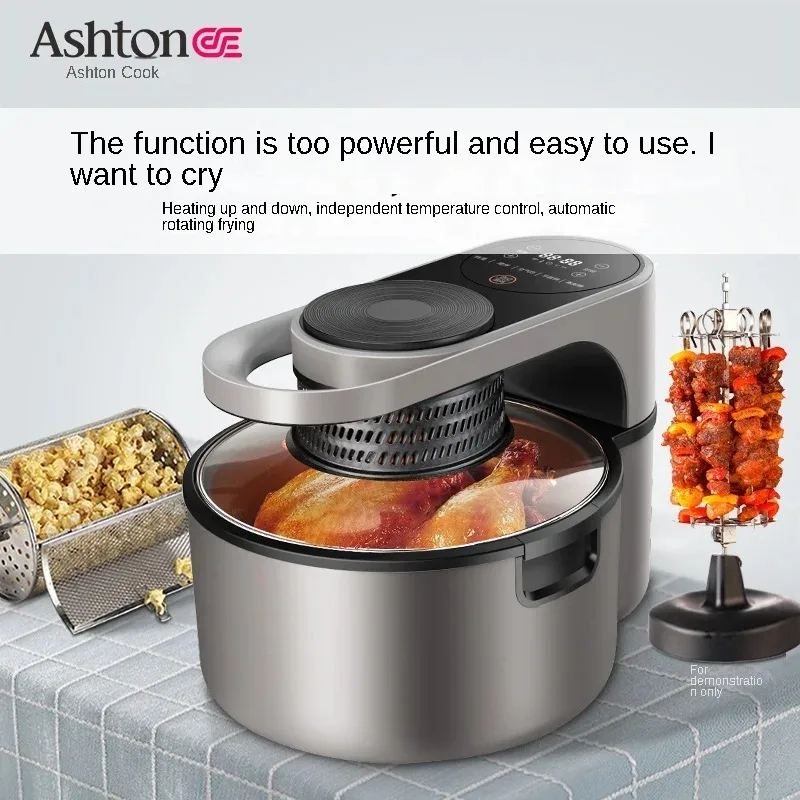 50Hz 6L, Air Fryer, Bake Meat and Make Egg Tarts with Aobosi AF68 Multi-functional Intelligent Large Capacity Low-Oil Fryer