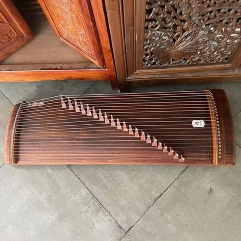 Ancient zither Mini Guzheng Travel Nails Chinese Traditional String Instruments Guzheng Hard Shell Case Finger Pick Instrument Accessories