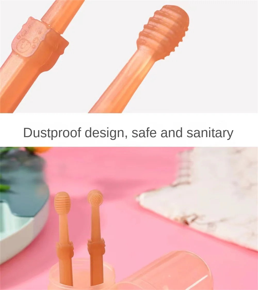 Title 17, Dog Super Soft Pet Finger Toothbrush Teeth Clea...
