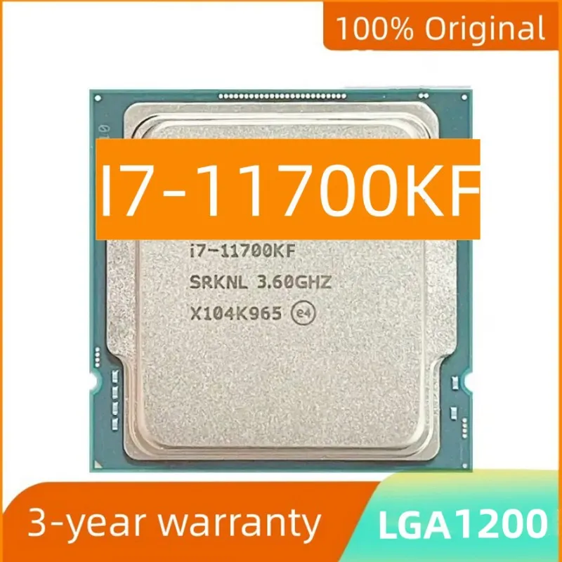 I7-11700Kf I7 11700Kf Supporto Z590 3.6 Ghz Processore Cpu A Otto Core A Sedici Thread 125W Lga 1200