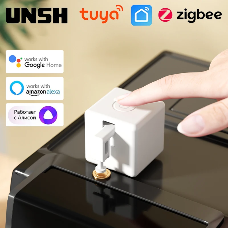 Tuya Zigbee Smart Fingerbot Plus Switch Button Pusher, Touch Arms